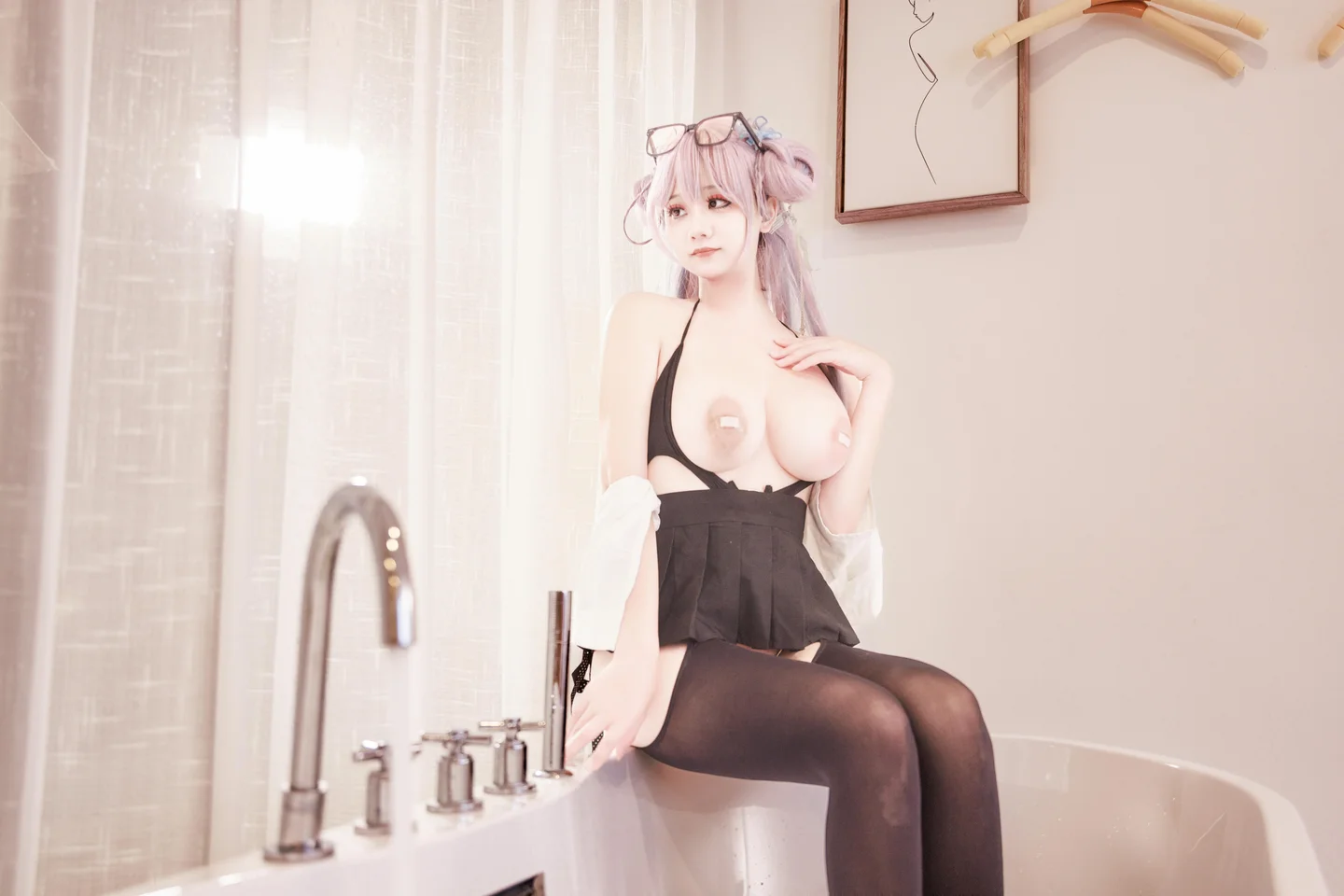 阿雪雪 - No.016 居家女高 [64P,2V-2.20GB] tg@simisebaisi 【丝足阁】023.webp